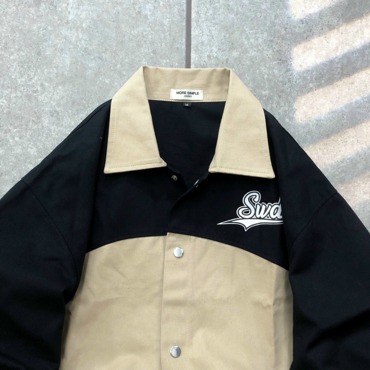 Áo Khoác Bomber BOB Jacket Form Rộng Vải Khaki Dày Dặn Phong Cách Ulzzang Unisex