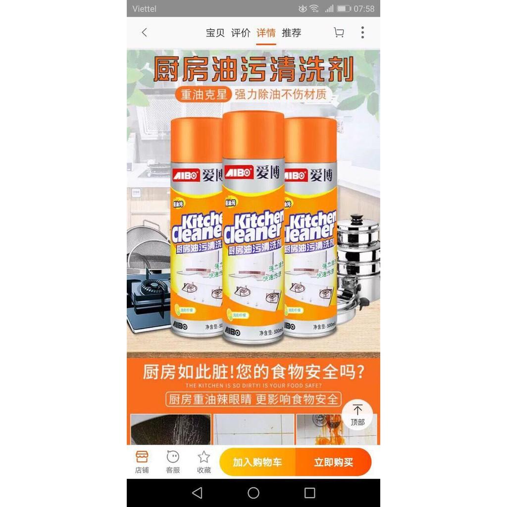 Chai xịt tẩy rửa mảng bám siêu năng