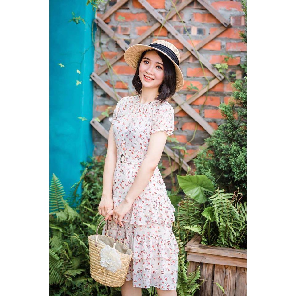 G Beauty Đầm Hoa Nhí Bèo Tầng