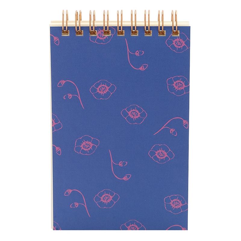 Sổ Lò Xo Twin Memopad BLOOM Motto A6 120 Trang Japan CYTM97-BL
