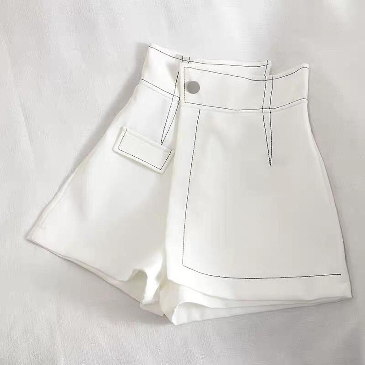 Chân váy ngắn chữ a chân váy đắp chéo chỉ nổi phong cách trẻ trung kiểu dáng hàn quốc thời trang- aloha