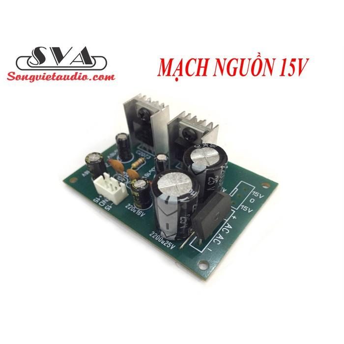 MẠCH NGUỒN 15V ĐÔI - 1 MẠCH