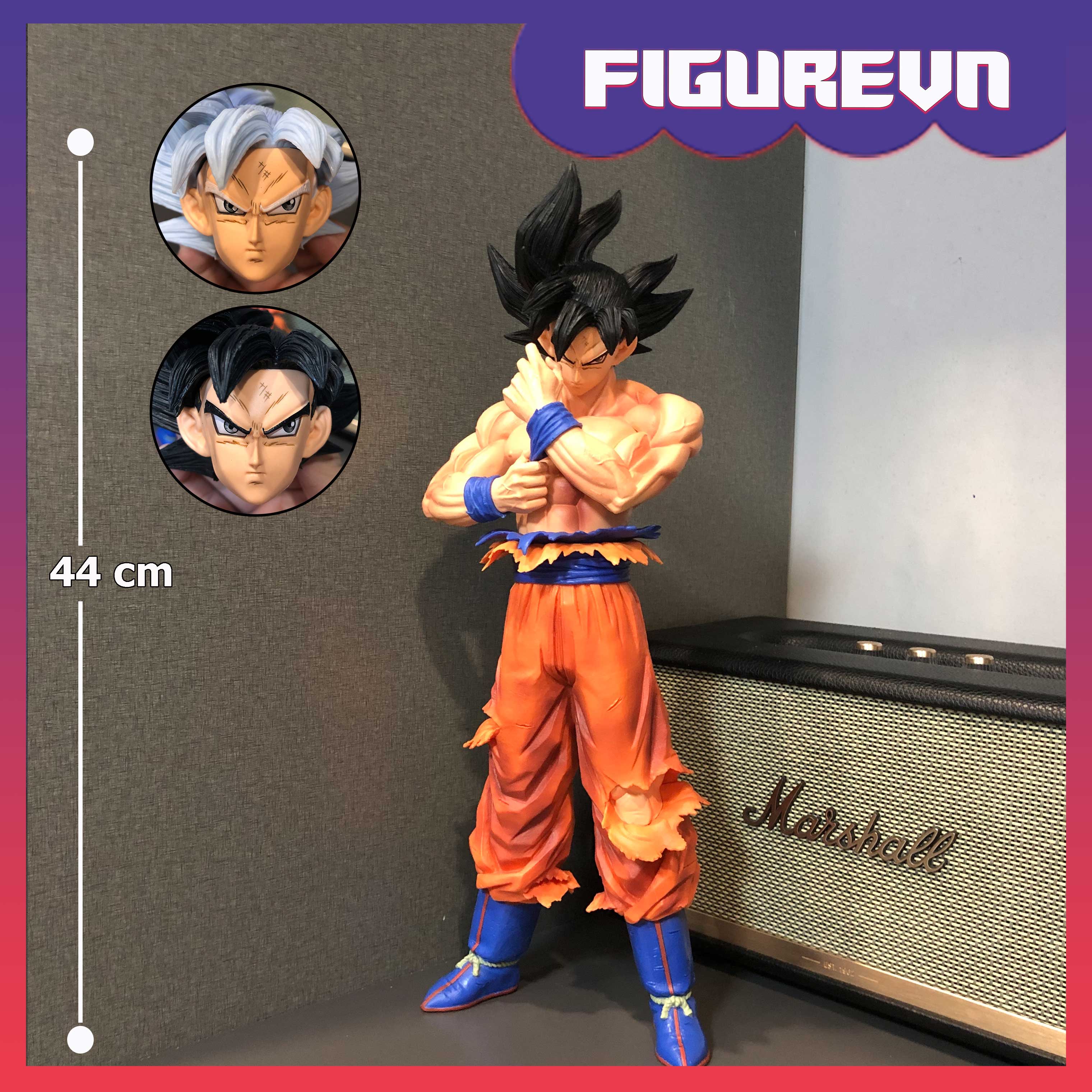 Mô hình Son Goku bản năng vô cực 2 đầu 44 cm - Dragon Ball