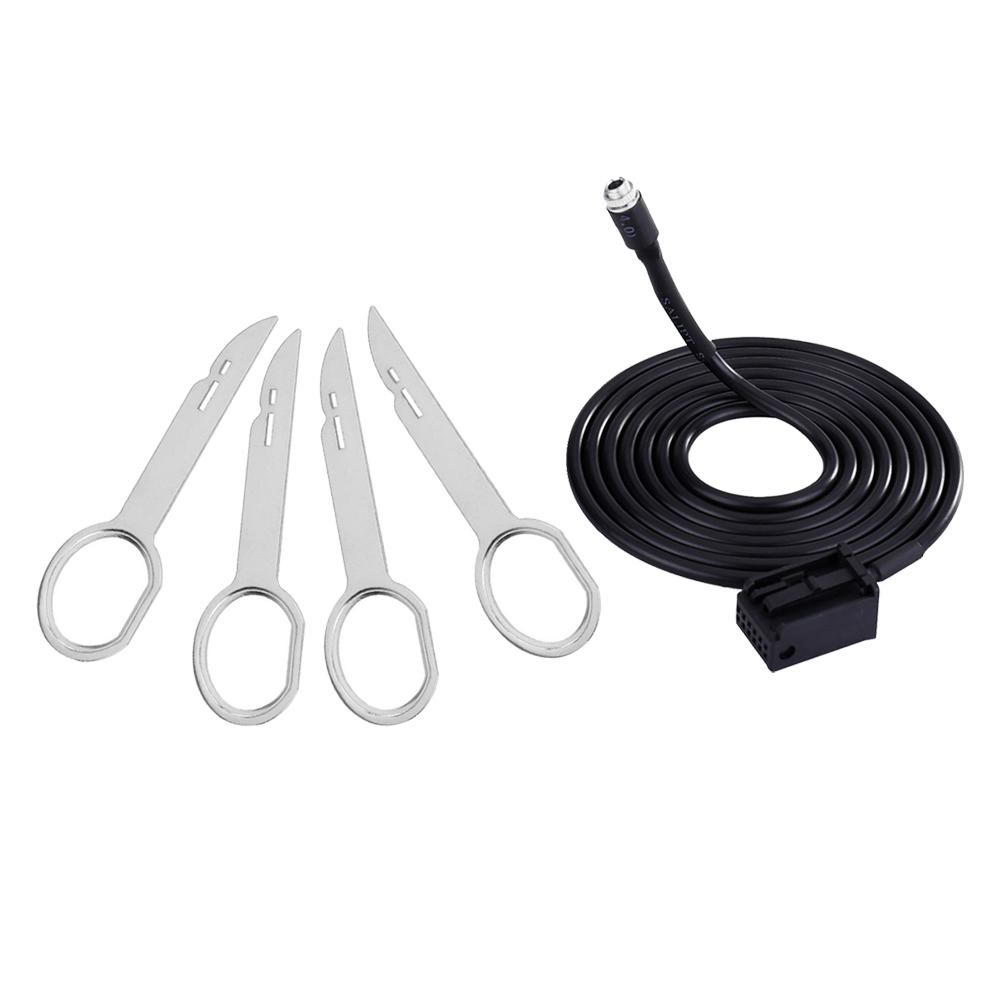 3.5mm Female AUX Audio Music Cable+Removal Keys