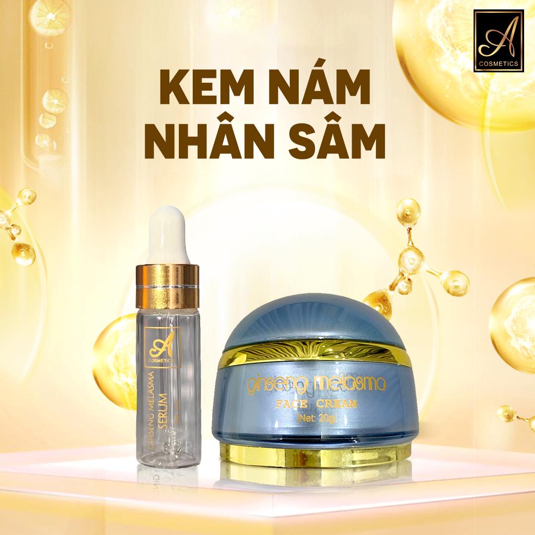 KEM FACE NÁM NHÂN SÂM A COSMETICS TẶNG SERUM