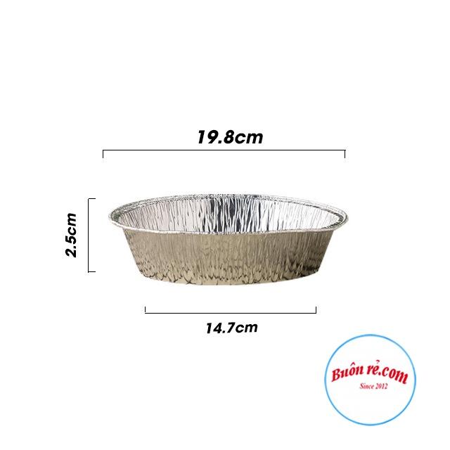 Set 10 đĩa nhôm nồi chiên không dầu bảo vệ nồi - Đĩa nhôm hấp thụ nhiệt tốt 01536