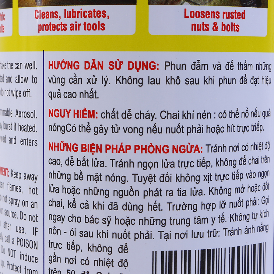 Dầu Bôi Trơn Chống Rỉ Sét WD-40 840241CP (412ml)