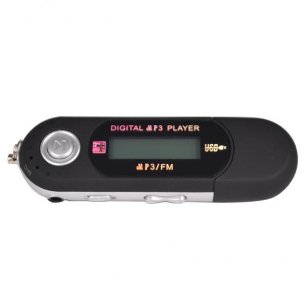 2X USB 2.0 Digital LCD   Screen Media MP3 Player Support 8GB FM Radio,Black