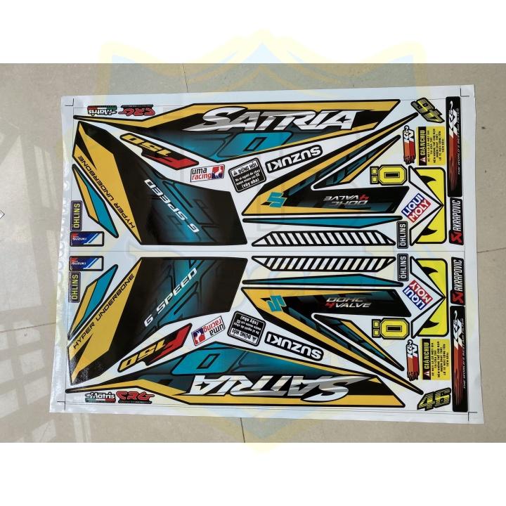 Tem rời dành cho satria fi đen v3