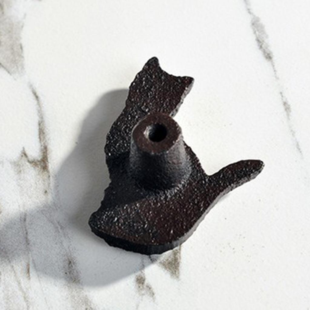 4pcs Retro Cat Design Furniture Door Knob Cast Iron Wardrobe Drawer Pulls