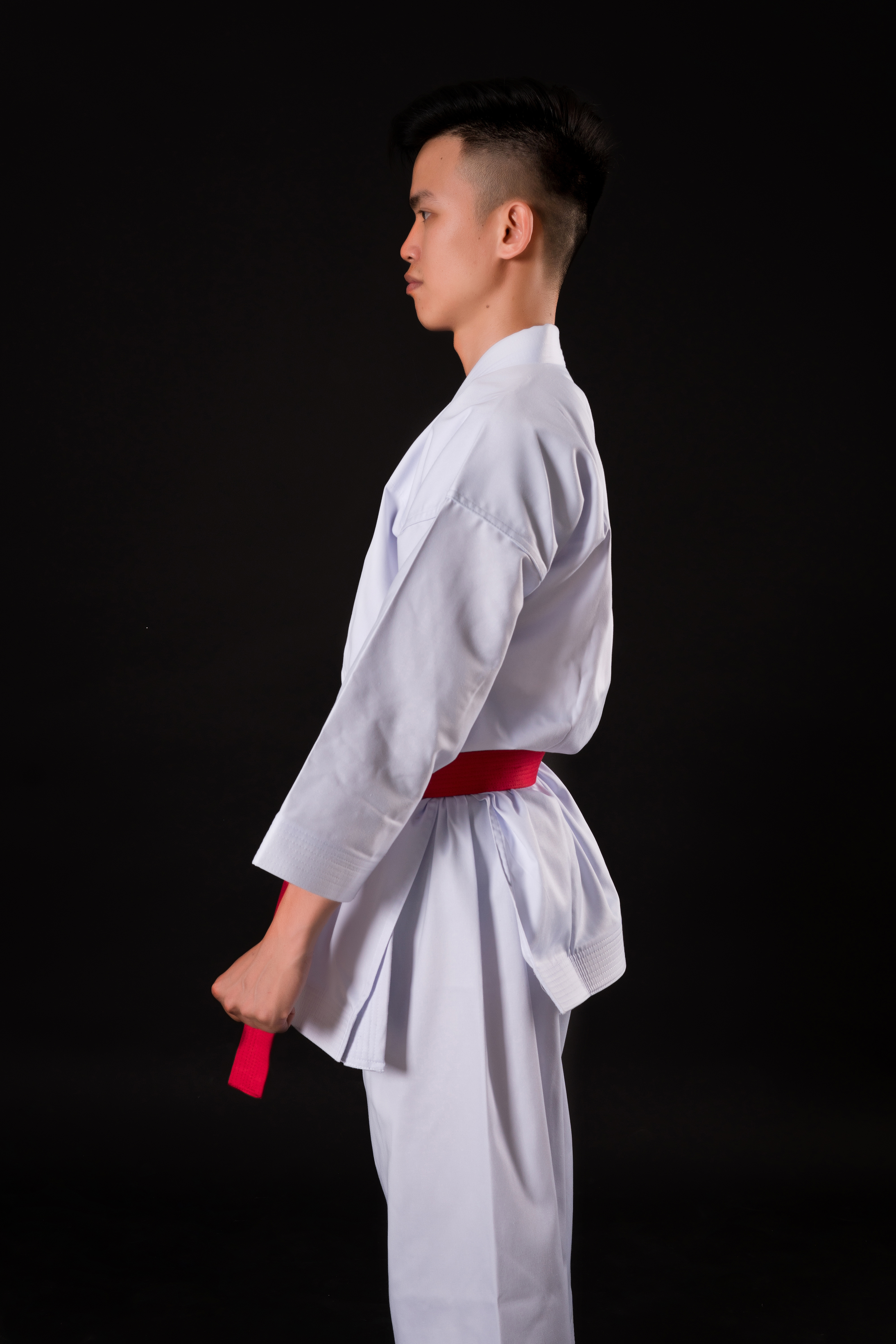 Võ phục Karate Taburo form Kata vải kaki