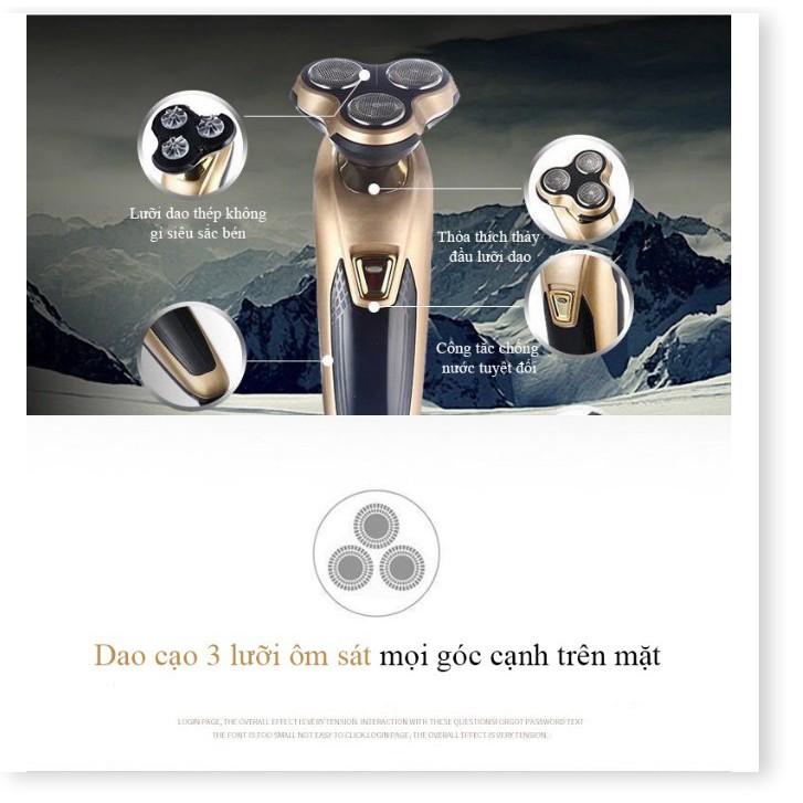 Máy cạo râu khô ướt đa năng 3 trong 1