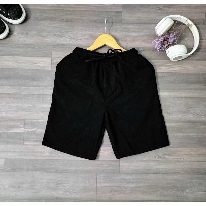 Quần Short Nhung gân Nam nữ Unisex Chất Đẹp, MÀU SẮC SỄ MIX ĐỒ, PHONG CÁCH THỂ THAO NĂNG ĐỘNG