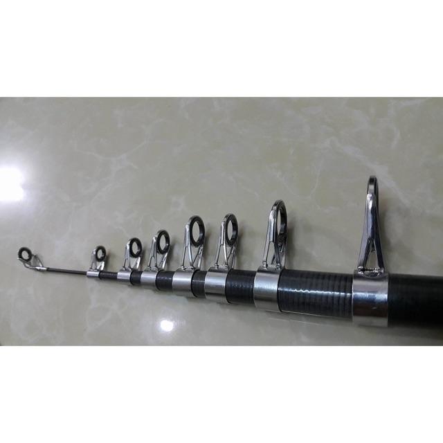 Cần câu máy dài 4m5 chính hãng GW cần cực khoẻ giá rẻ cần nhét cốp thu gọn 40cm y hình