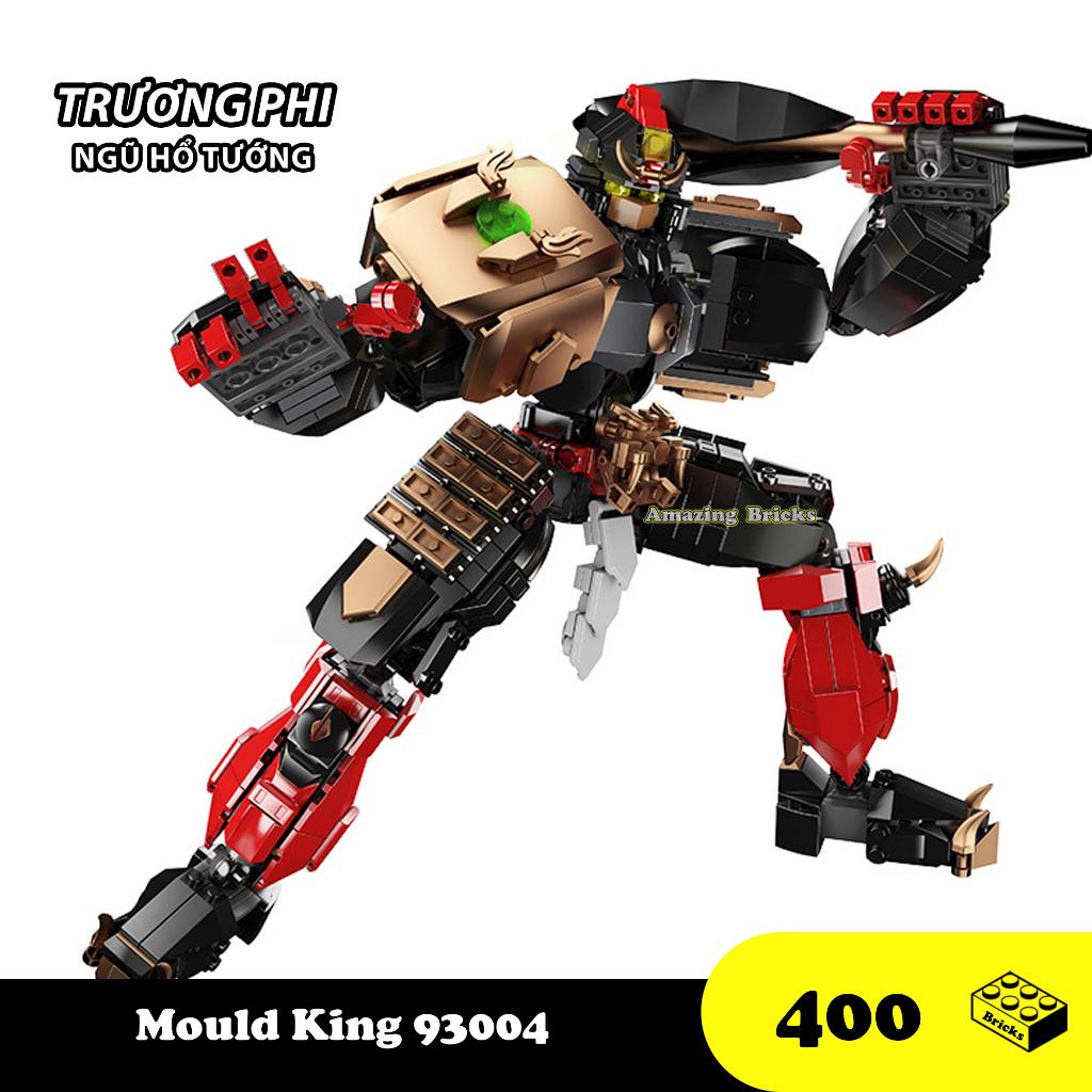 Đồ chơi Lắp ráp Trương Phi, Mould King 93004 Ngũ hổ tướng, Xếp hình thông minh, Mô hình tướng tam quốc