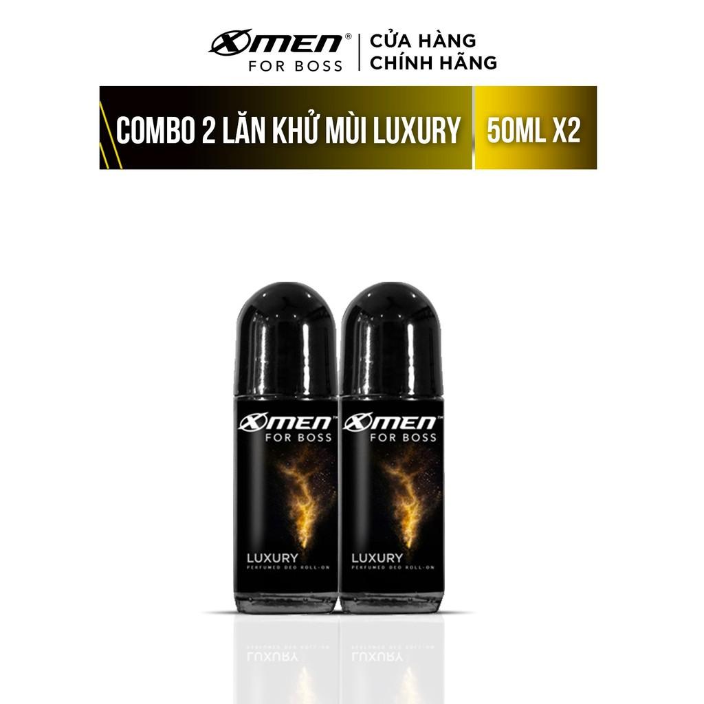 Combo 2 Lăn khử mùi Xmen For Boss Hương Luxury Sang Trọng 50ml/chai