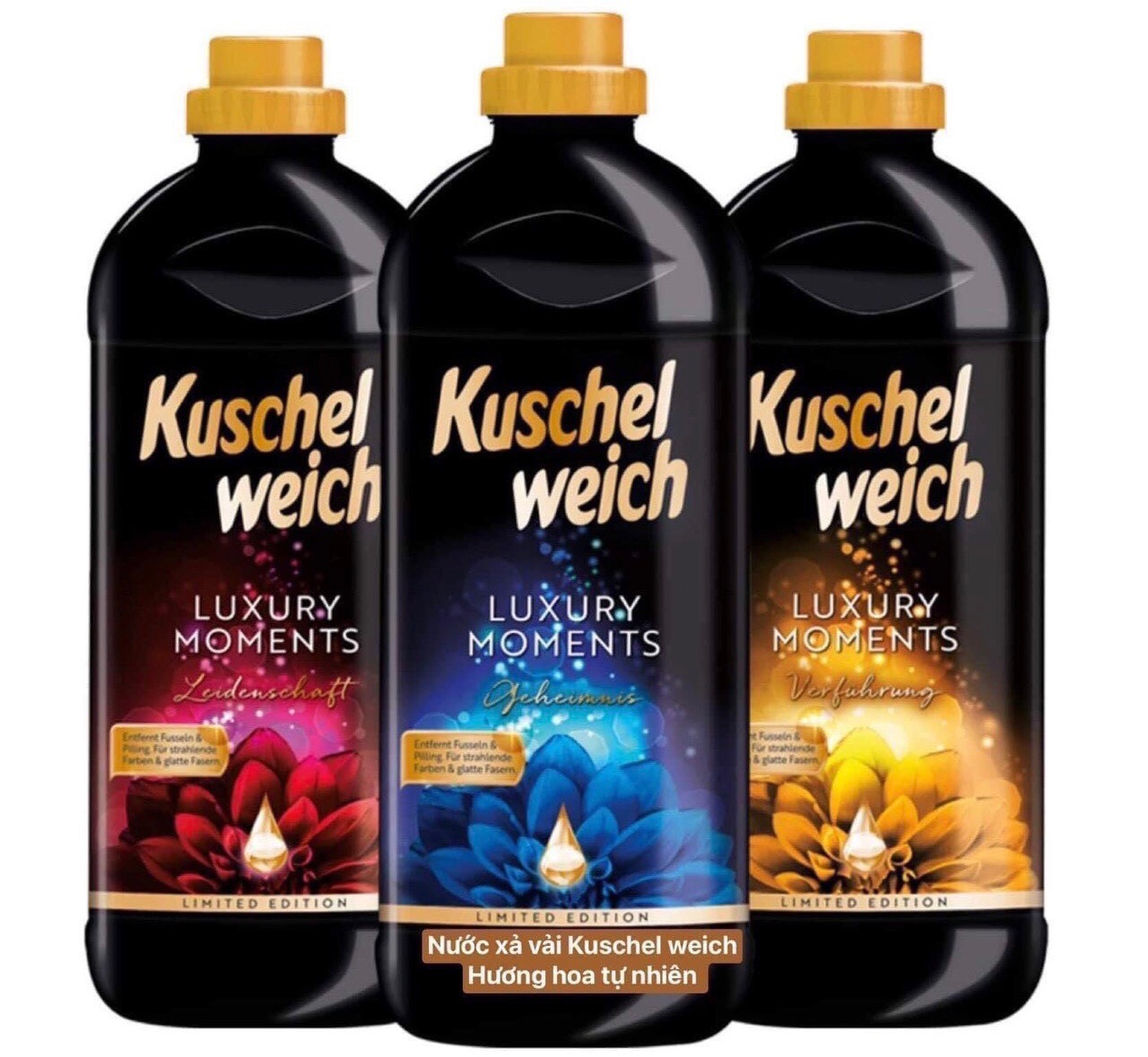 Nước xả vải Kuschel Weich Luxury - chai 1L - hàng Đức