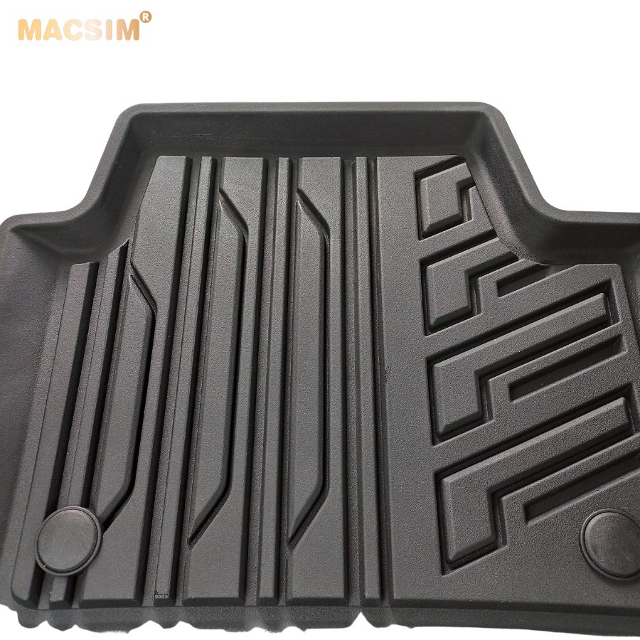 Thảm lót sàn xe ô tô BMW New 3 series 2019- nhãn hiệu Macsim chất liệu nhựa TPE đúc khuôn cao cấp