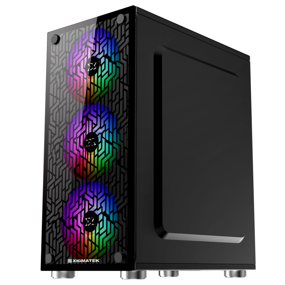 Case XIGMATEK NYX 3F (Kèm 3 Fan X20F RGB) - Hàng chính hãng