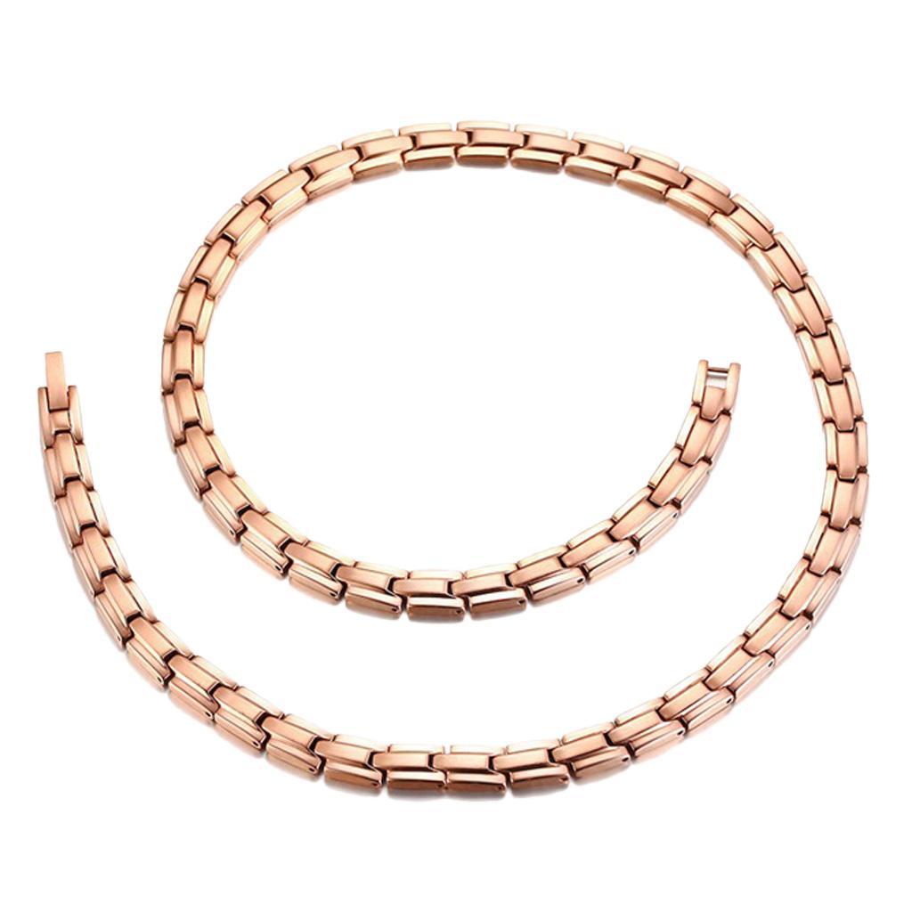 Unisex Stainless Steel   Necklace for  Black