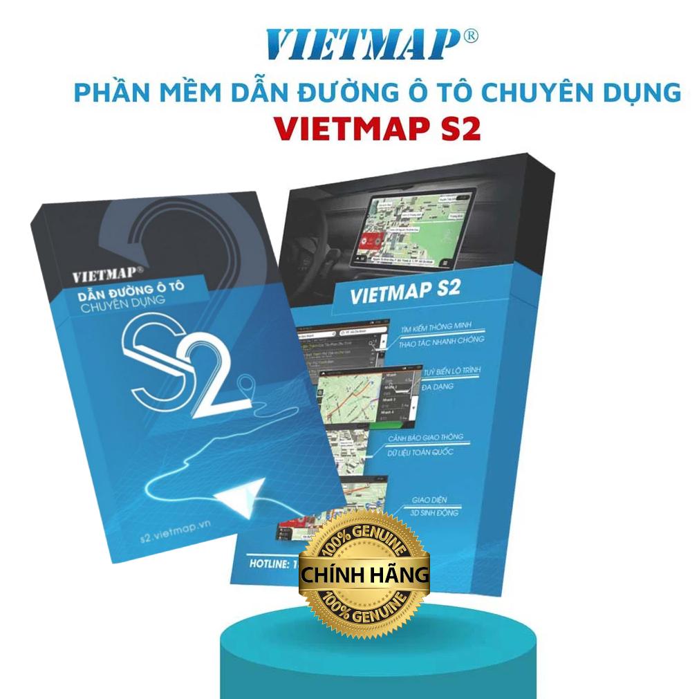Bản đồ dẫn đường chuyên biệt cho Ô tô Vietmap S2