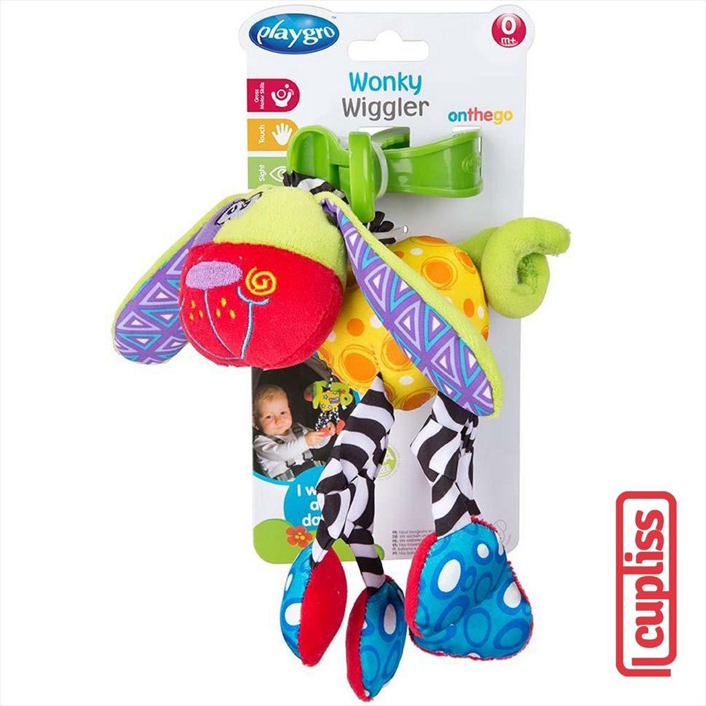 Đồ Chơi Treo Nôi Và Xe Đẩy Chó Doofy Dog Nhảy Múa Playgro, Cho Bé Từ Sơ Sinh