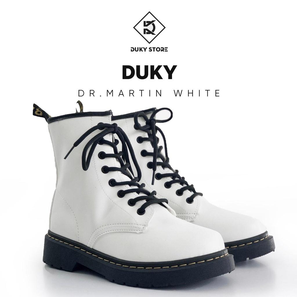 (Có sẵn) Giày boots Dr.Marten nữ phong cách chất liệu da Pu - Duky Store