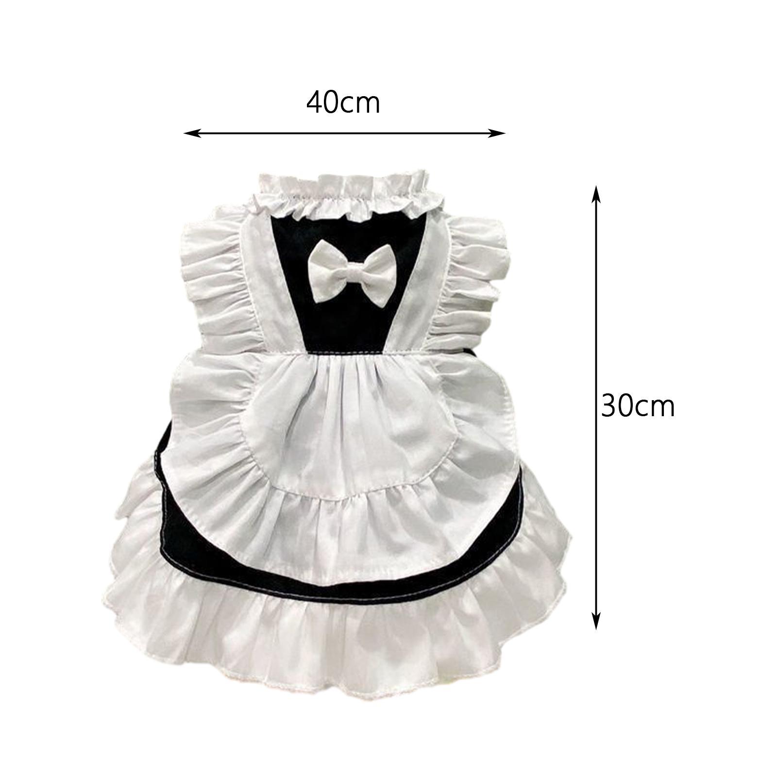 Cat Dress Cat Clothing Breathable Fashion Spring Summer Party Costume Maid Dress Cute Apparel Birthday Lovely Princess Dress Dress