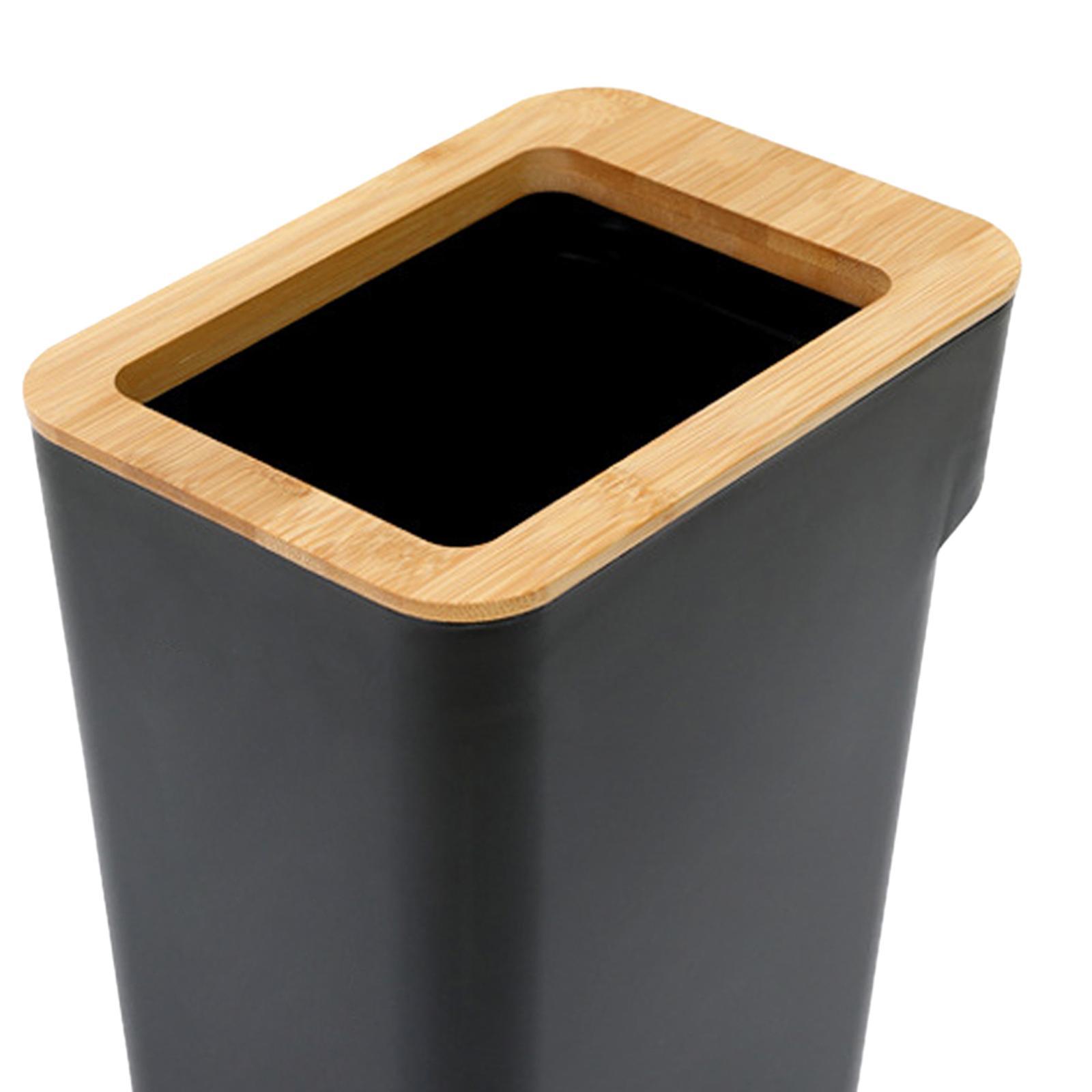 Modern Trash Bin Garbage Can Wastebasket Dustbin Bucket for Toilet Bedroom