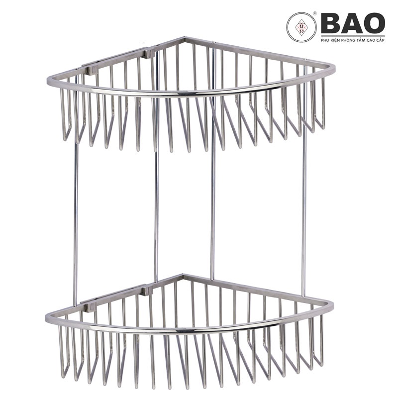Kệ Góc Inox 2 Tầng Bao Inox - BAOKI-BN520