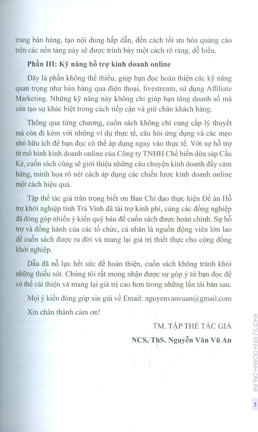 Khởi Sự Kinh Doanh Online (Thực Chiến Từ Thương Hiệu VIiosap)