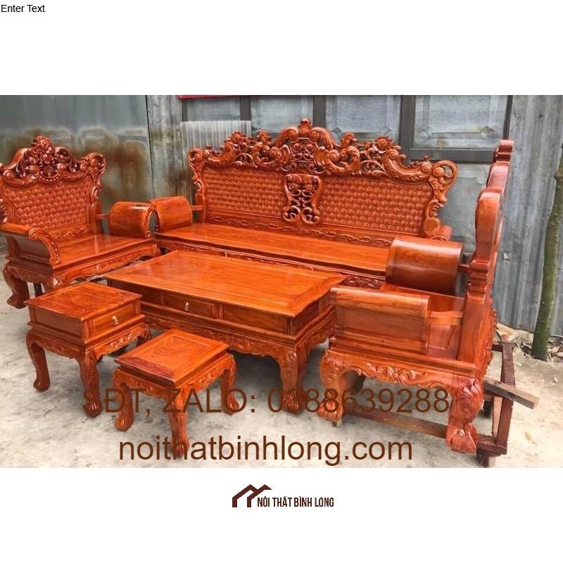 Bộ bàn ghế Hoàng gia gỗ hương đá