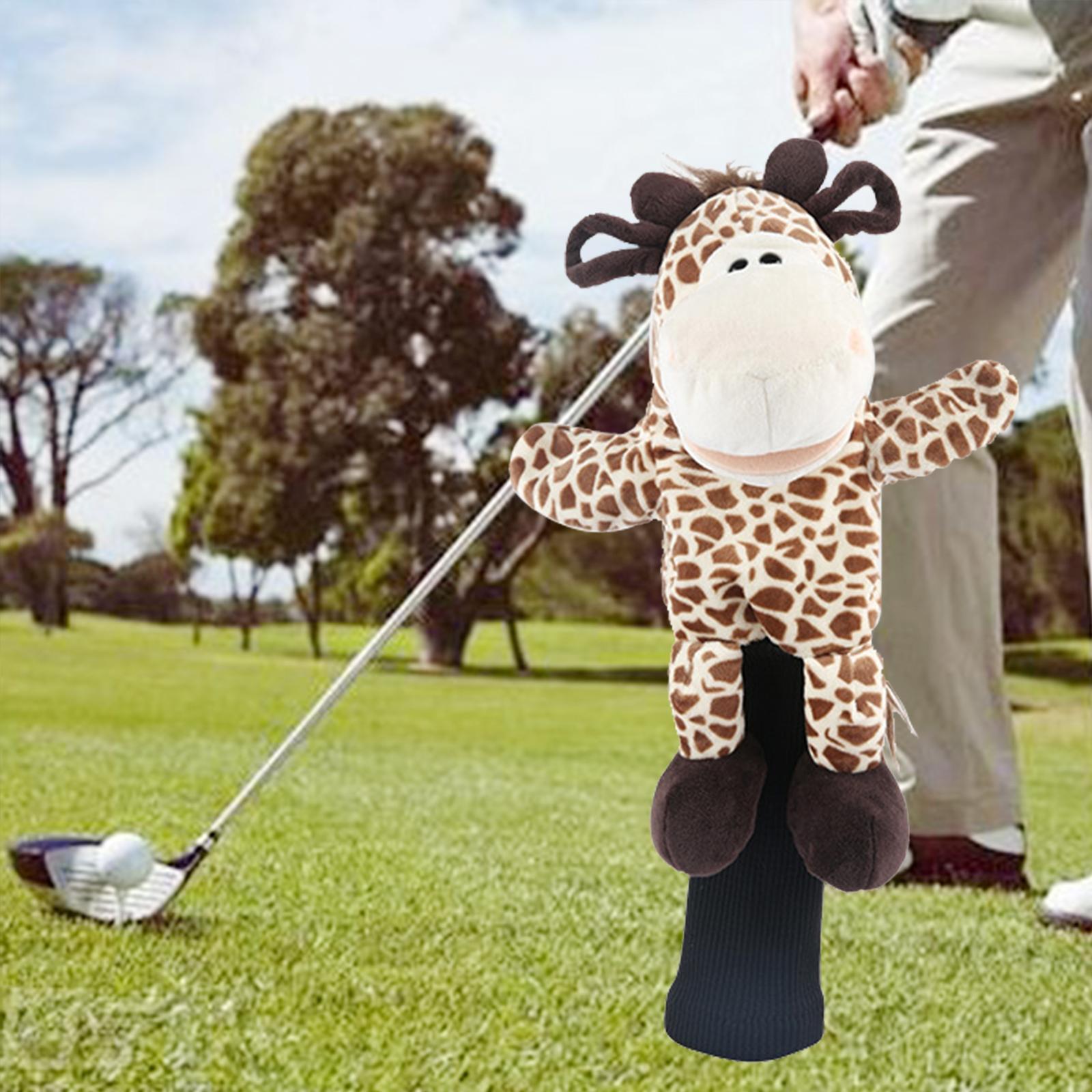 Plush Golf Wood Driver Headcover Golf Club Head Cover Equipment Adults Gift