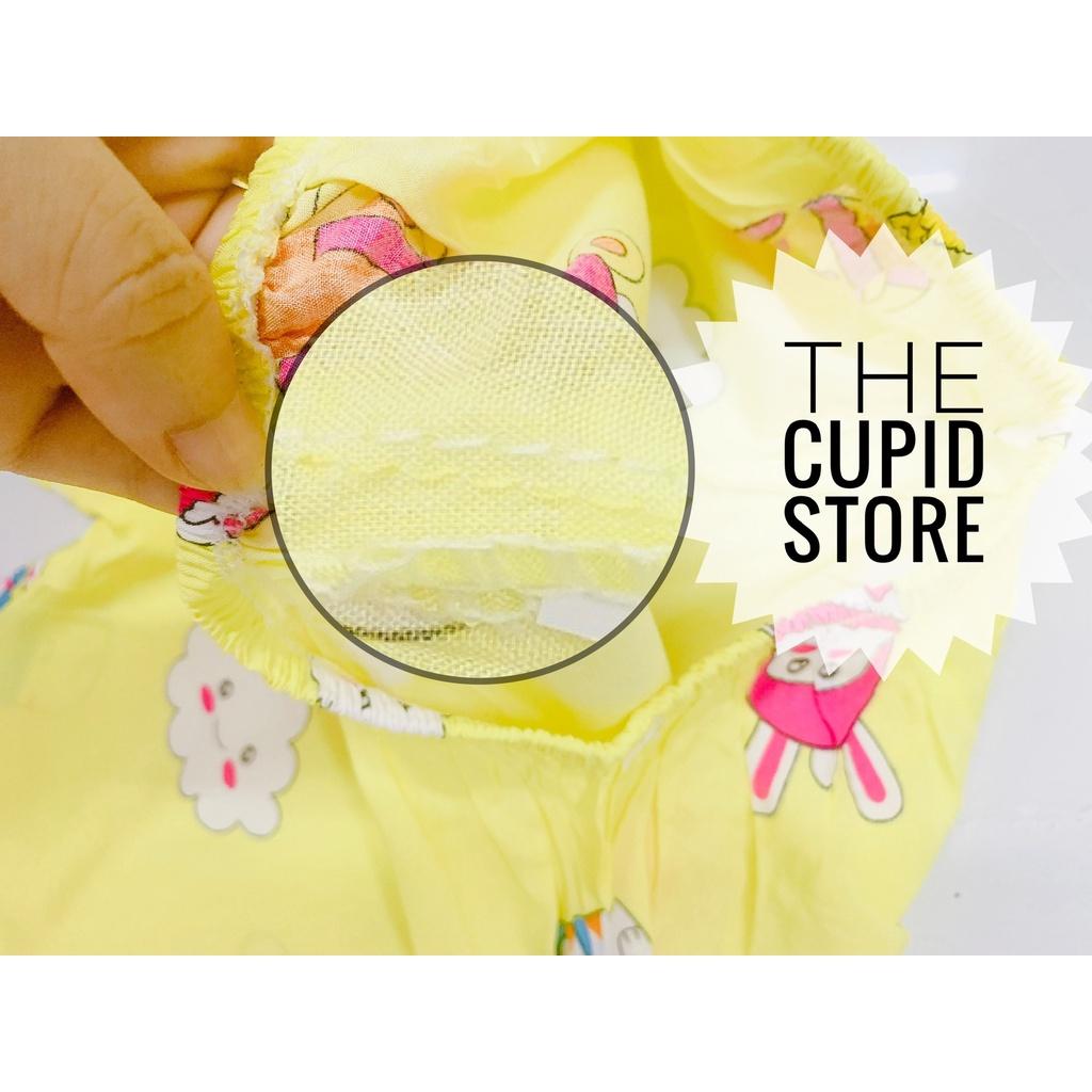 Đồ bộ chất liệu tole lanh 2 da loại 1 cho bé gái từ 7-10 kg - The Cupid Store