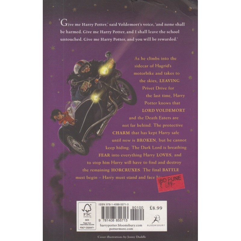 Tiểu thuyết thiếu niên tiếng Anh: Harry Potter and the Deathly Hallows, Children's Paperback