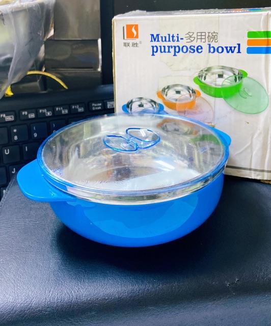 Bát bột chống nóng tặng kèm thìa 400ml