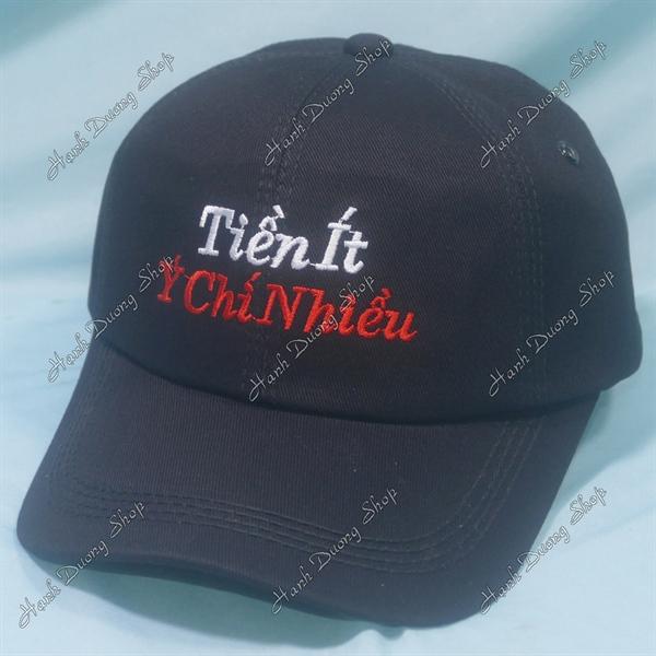 Set Nón Cặp Bucket &amp; Cap Tiền Ít Ý Chí Nhiều (TYC01);(KYC01) - Combo Tiền Ít Ý Chí Nhiều