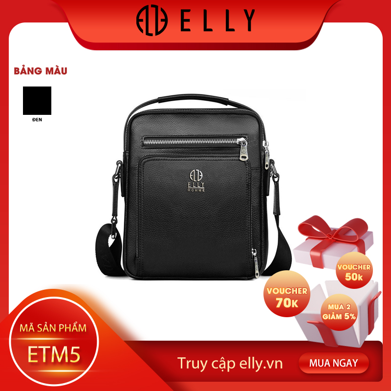 Túi xách nam da thật ELLY HOMME – ETM5