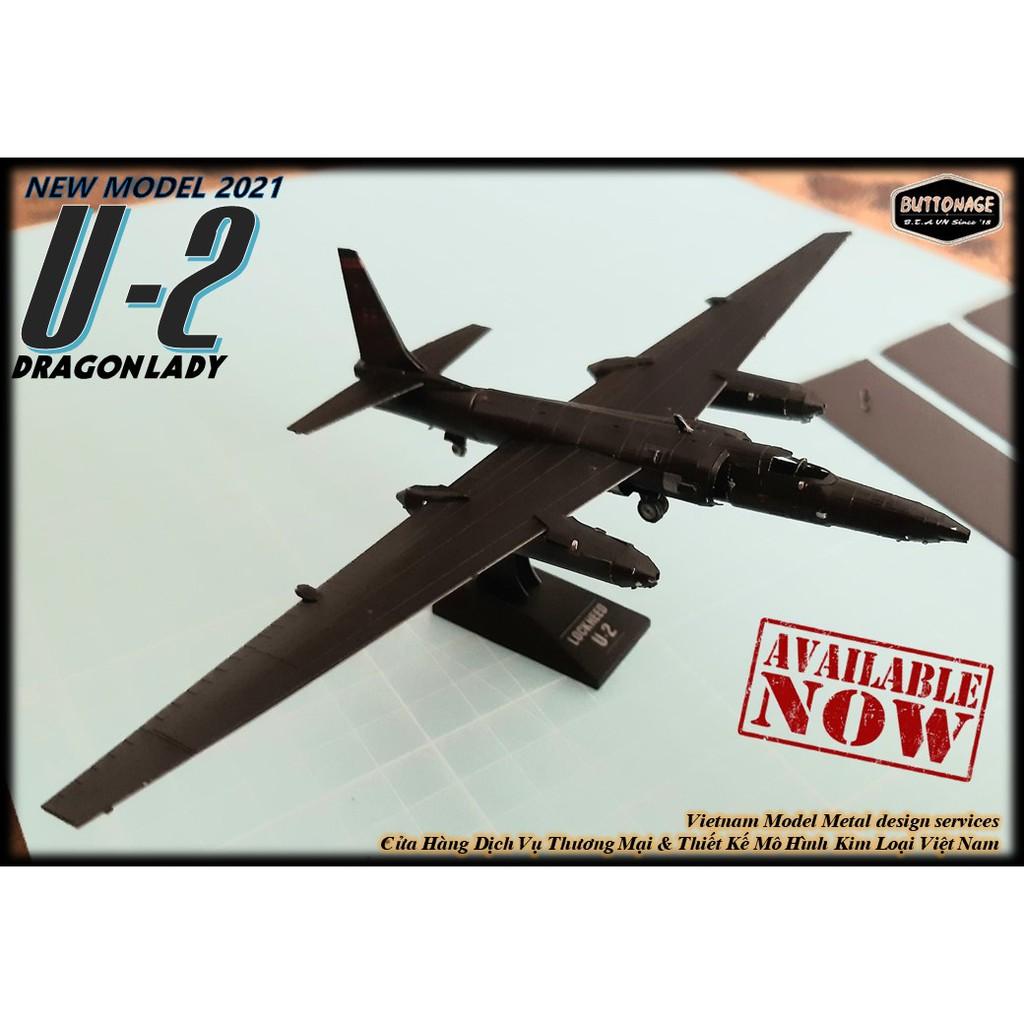 Mô Hình Lắp Ráp 3d Máy bay Trinh Sát U-2 Dragon Lady