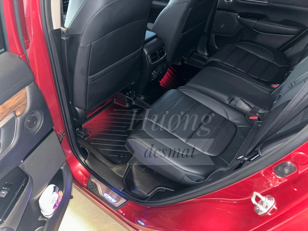 Thảm lót sàn full viền cho xe Honda CRV 2018 đến 2023 , chất liệu TPE cao cấp ( 3 hàng ghế)