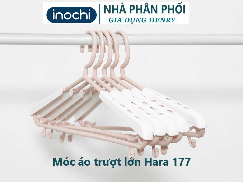 {Nhiều lựa chọn} Móc Treo Quần Áo, Móc Treo Đa Năng Hara, Bộ Sưu Tập Móc Quần Áo Người Lớn Nhựa Cao Cấp Inochi 