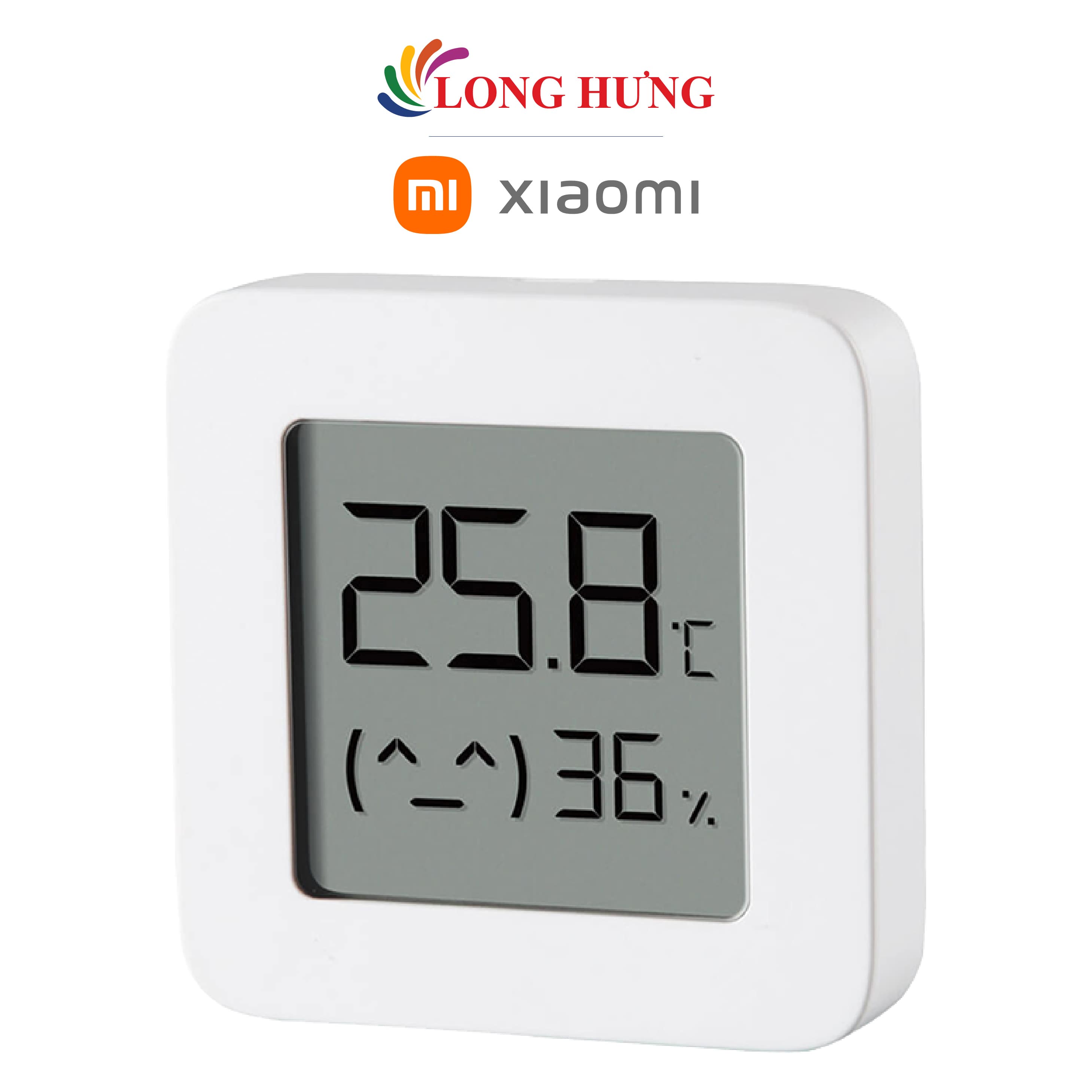 Nhiệt ẩm kế Bluetooth Xiaomi Mi Temperature and Humidity Monitor 2 NUN4126GL LYWSD03MMC - Hàng chính hãng