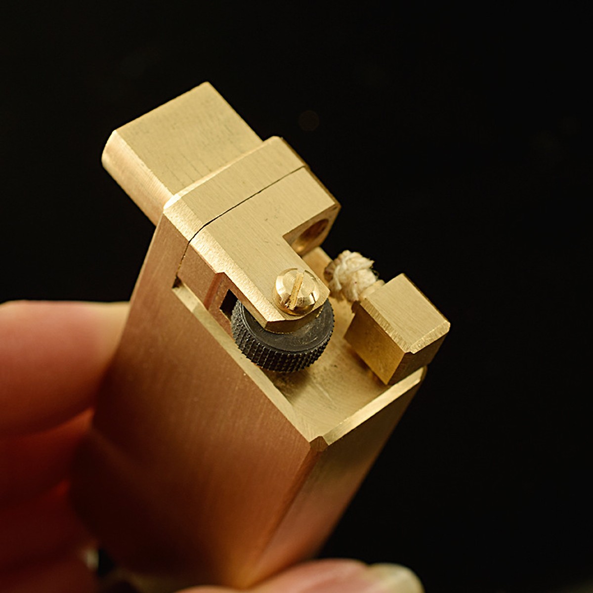 Vỏ Hột Quẹt Bật Lửa Xăng Đá Đồng Thủ Công TC Z-3 Thiết Kế Đẹp Độc Lạ - Dùng Xăng Bấc Đá Cao Cấp