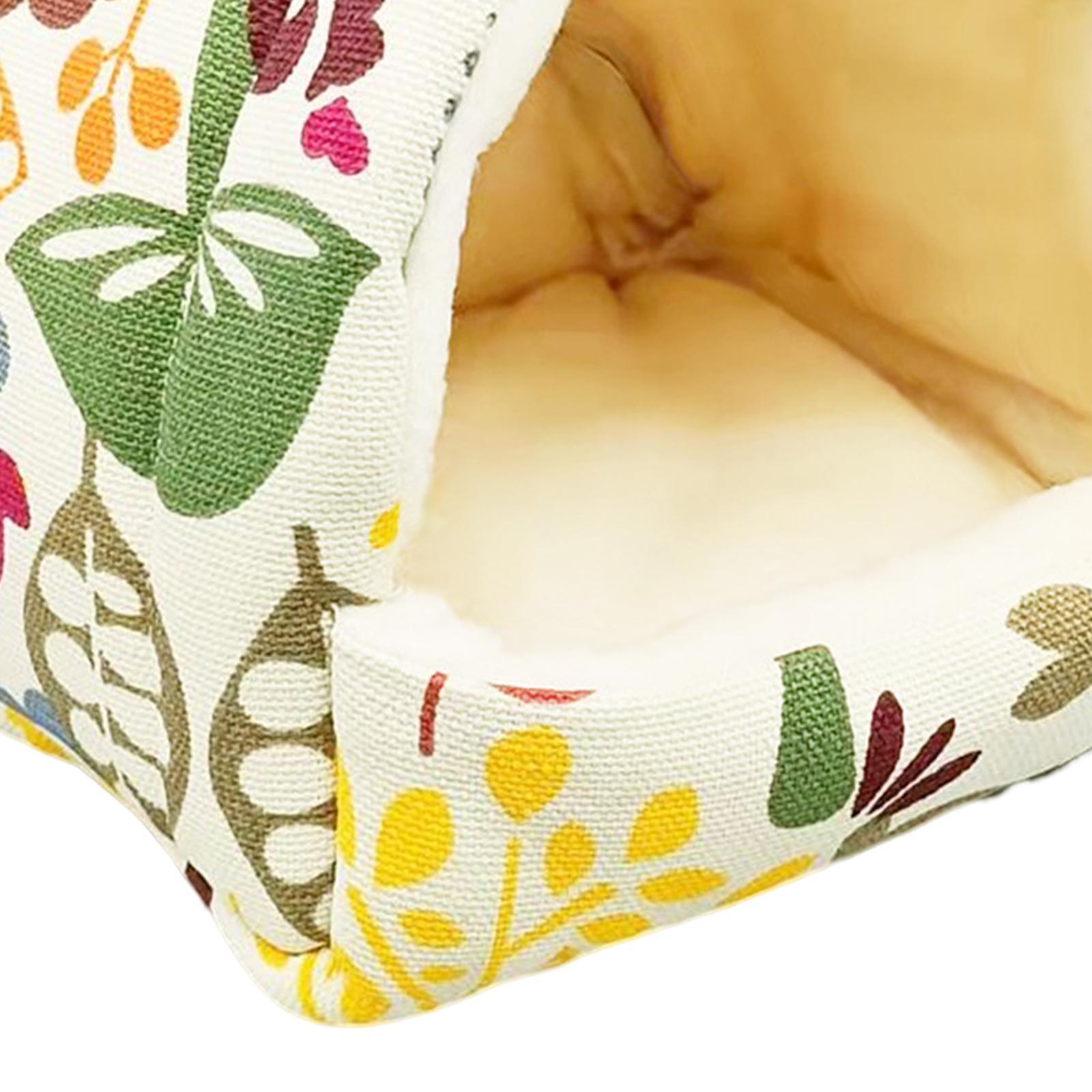 Winter Warm Bird Nest Shed Hut Hanging Hammock Finch Cage Plush Hut Hideaway for Macaw Budgies Parakeet Cockatiels Cockatoo Lovebird