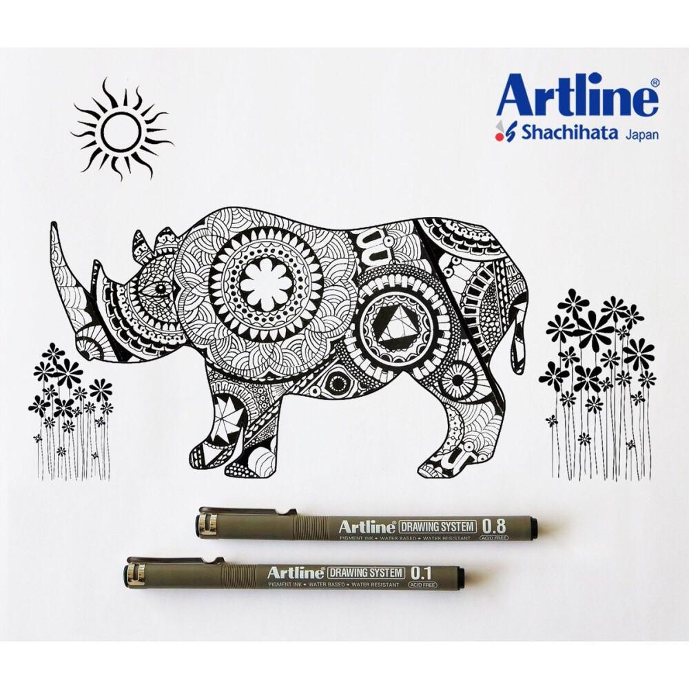 Bút vẽ kỹ thuật Artline EK 231 232 233 234 235 236 237 238 Drawing System Pen