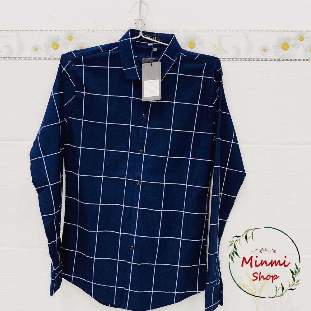 Áo Sơ Mi Nam Nữ Tay Dài Áo Ca Rô Caro Unisex Co Dãn Áo Cặp Đôi Hàng Xịn