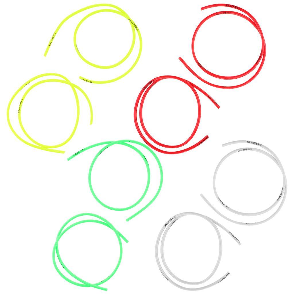 Universal Brake Line Clutch Oil Hose Pipe Fitting for Motorcycle  Red