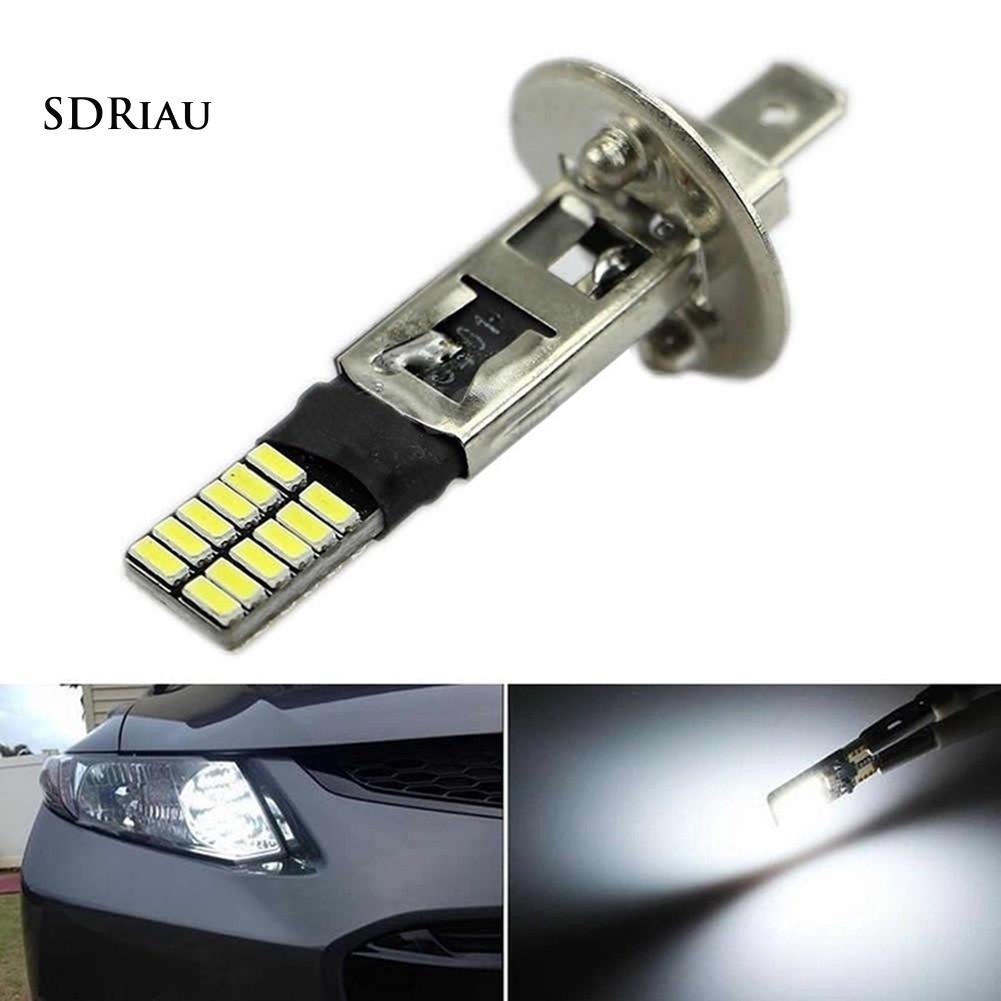 Bóng đèn pha sương mù 6500K 12V HID Xenon 24-SMD H1 LED cho xe ô tô