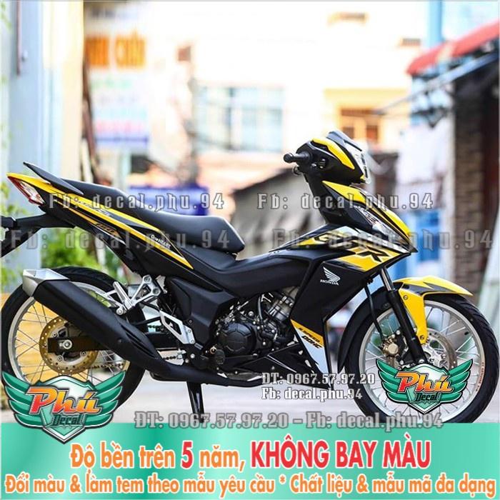 Tem rời Winner GTR đen vàng
