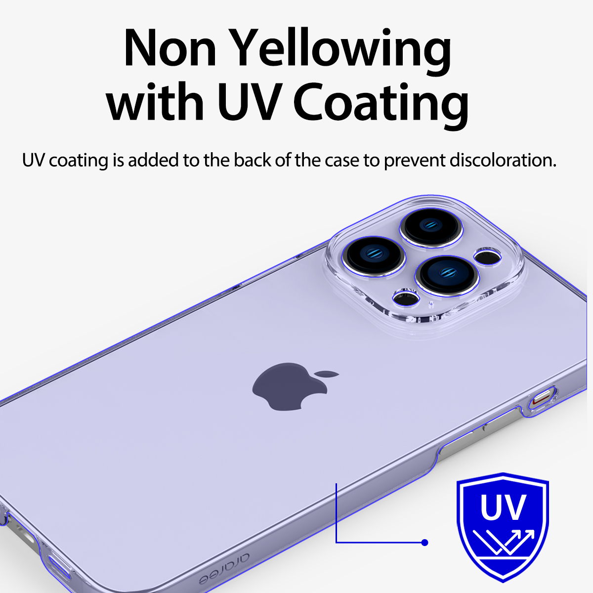 Ốp Lưng Chống Sốc ARAREE Nukin 085 Clear Dành Cho iPhone 14 / 14 Plus / 14 Pro / 14 Pro Max - Hàng Chính Hãng